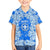 Greece Baroque Pattern Family Matching Off Shoulder Maxi Dress and Hawaiian Shirt with Greek Flag Crest and Country Map