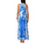 Greece Baroque Pattern Family Matching Tank Maxi Dress and Hawaiian Shirt with Greek Flag Crest and Country Map