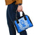 Greece Baroque Pattern Shoulder Handbag with Greek Flag Crest and Country Map