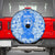 Greece Baroque Pattern Spare Tire Cover with Greek Flag Crest and Country Map