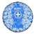 Greece Baroque Pattern Spare Tire Cover with Greek Flag Crest and Country Map