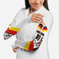 Personalized Germany Football Bear Mascot Arm Sleeves Germany Flag Eagle Shield Distressed Comic Art