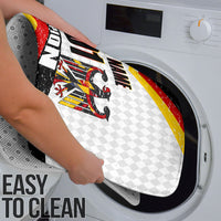 Personalized Germany Football Bear Mascot Bathroom Set Germany Flag Eagle Shield Distressed Comic Art