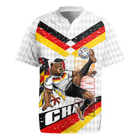 Personalized Germany Football Bear Mascot Rugby Jersey Germany Flag Eagle Shield Distressed Comic Art