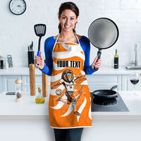 Personalized Netherlands Football Lion Mascot Apron Dutch Orange Flag Windmill Symbol Comic