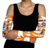 Personalized Netherlands Football Lion Mascot Arm Sleeves Dutch Orange Flag Windmill Symbol Comic