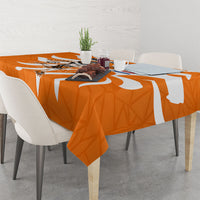 Personalized Netherlands Football Lion Mascot Tablecloth Dutch Orange Flag Windmill Symbol Comic