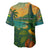 Sao Tome and Principe Tropical Island Baseball Jersey with Bird and Cocoa Forest Print