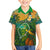 Sao Tome and Principe Tropical Island Family Matching Off Shoulder Short Dress and Hawaiian Shirt with Bird and Cocoa Forest Print