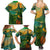 Sao Tome and Principe Tropical Island Family Matching Summer Maxi Dress and Hawaiian Shirt with Bird and Cocoa Forest Print