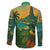 Sao Tome and Principe Tropical Island Family Matching Summer Maxi Dress and Hawaiian Shirt with Bird and Cocoa Forest Print