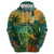 Sao Tome and Principe Tropical Island Hoodie with Bird and Cocoa Forest Print