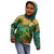 Sao Tome and Principe Tropical Island Kid Hoodie with Bird and Cocoa Forest Print