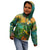 Sao Tome and Principe Tropical Island Kid Hoodie with Bird and Cocoa Forest Print