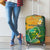 Sao Tome and Principe Tropical Island Luggage Cover with Bird and Cocoa Forest Print