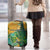 Sao Tome and Principe Tropical Island Luggage Cover with Bird and Cocoa Forest Print