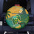 Sao Tome and Principe Tropical Island Spare Tire Cover with Bird and Cocoa Forest Print