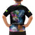Where the Sunbird Sings Family Matching Summer Maxi Dress and Hawaiian Shirt with Sao Tome and Principe Flag and Color Splash Art
