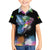 Where the Sunbird Sings Family Matching Summer Maxi Dress and Hawaiian Shirt with Sao Tome and Principe Flag and Color Splash Art