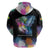 Where the Sunbird Sings Hoodie with Sao Tome and Principe Flag and Color Splash Art