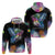 Where the Sunbird Sings Hoodie with Sao Tome and Principe Flag and Color Splash Art