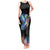 Where the Sunbird Sings Tank Maxi Dress with Sao Tome and Principe Flag and Color Splash Art