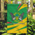 Sao Tome and Principe National Emblem Garden Flag with Green Yellow Flag Pattern