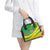 Sao Tome and Principe National Emblem Shoulder Handbag with Green Yellow Flag Pattern