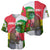 Jungle Spirit Monkey Baseball Jersey with Sao Tome and Principe Tropical Flag Color Blocks