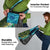 Sea Turtle Sao Tome and Principe Grocery Bag with Ocean Tide and Tropical Palm Design