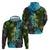 Sea Turtle Sao Tome and Principe Hoodie with Ocean Tide and Tropical Palm Design
