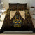 Anubis Egypt Bedding Set with Ancient Hieroglyph Pharaoh Spirit