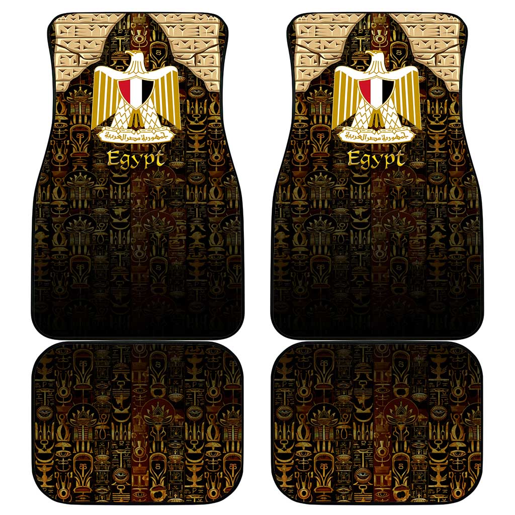 Anubis Egypt Car Mats with Ancient Hieroglyph Pharaoh Spirit