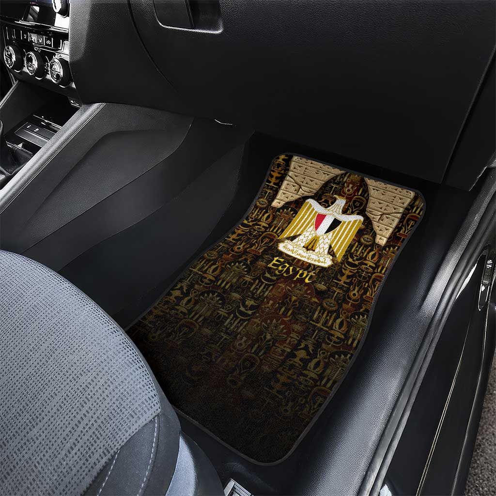 Anubis Egypt Car Mats with Ancient Hieroglyph Pharaoh Spirit