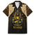 Anubis Egypt Family Matching Off The Shoulder Long Sleeve Dress and Hawaiian Shirt with Ancient Hieroglyph Pharaoh Spirit