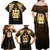 Anubis Egypt Family Matching Off Shoulder Maxi Dress and Hawaiian Shirt with Ancient Hieroglyph Pharaoh Spirit