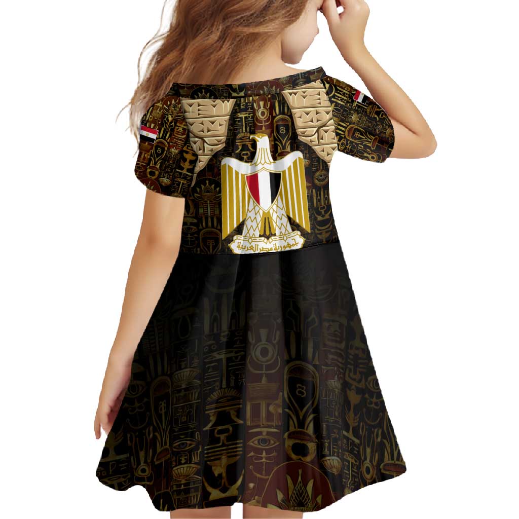 Anubis Egypt Family Matching Tank Maxi Dress and Hawaiian Shirt with Ancient Hieroglyph Pharaoh Spirit