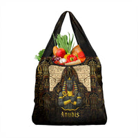 Anubis Egypt Grocery Bag with Ancient Hieroglyph Pharaoh Spirit