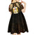 Anubis Egypt Kid Short Sleeve Dress with Ancient Hieroglyph Pharaoh Spirit