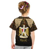 Anubis Egypt Kid T Shirt with Ancient Hieroglyph Pharaoh Spirit