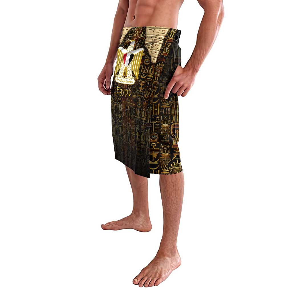 Anubis Egypt Lavalava with Ancient Hieroglyph Pharaoh Spirit