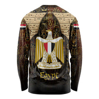 Anubis Egypt Long Sleeve Shirt with Ancient Hieroglyph Pharaoh Spirit