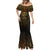 Anubis Egypt Mermaid Dress with Ancient Hieroglyph Pharaoh Spirit