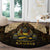 Anubis Egypt Round Carpet with Ancient Hieroglyph Pharaoh Spirit