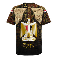 Anubis Egypt Rugby Jersey with Ancient Hieroglyph Pharaoh Spirit