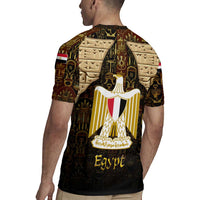 Anubis Egypt Rugby Jersey with Ancient Hieroglyph Pharaoh Spirit