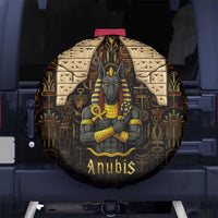 Anubis Egypt Spare Tire Cover with Ancient Hieroglyph Pharaoh Spirit