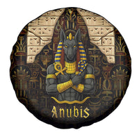 Anubis Egypt Spare Tire Cover with Ancient Hieroglyph Pharaoh Spirit
