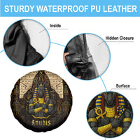 Anubis Egypt Spare Tire Cover with Ancient Hieroglyph Pharaoh Spirit