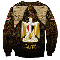 Anubis Egypt Sweatshirt with Ancient Hieroglyph Pharaoh Spirit